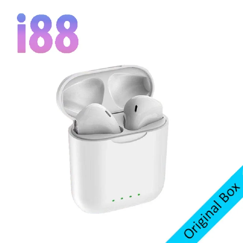 

New i88 Wireless Bluetooth Earphone Bluetooth 5.0 Headphone PK i12 i20 i30 tws Touch Control Earbuds for iPhone Andriod Phones