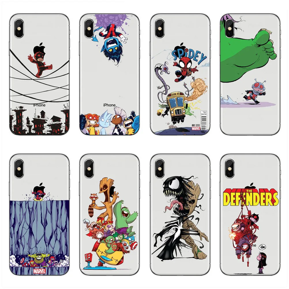 

Charming Painted Case Cover For iPhone Smart Marvel Avengers Soft TPU silicone Phone Cases For iPhone 5 5S SE 6 6S 7 8 Plus X 10