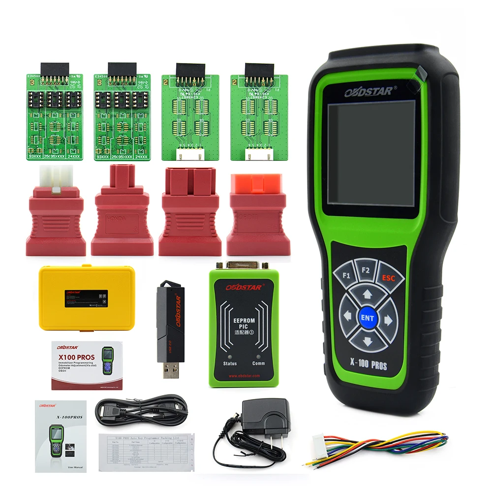 

2019 Newest OBDSTAR X100 pro Auto Key Programmer with EEprom Adapter+IMMOBILISER+Odometer Adjustment C+D+E model with free ship