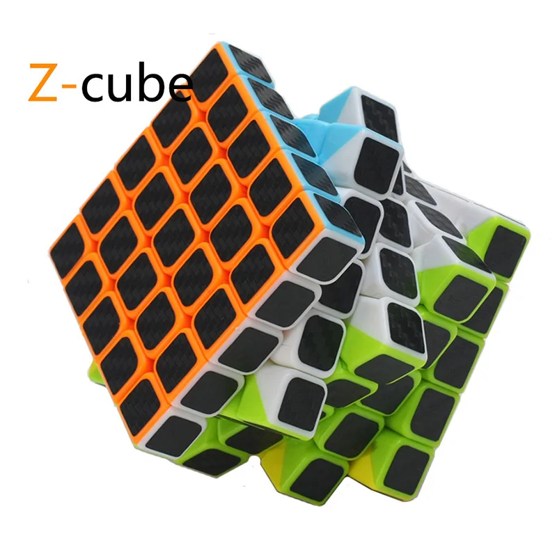 Z-cube 7 видов углеродного волокна наклейка быстрые магические кубики головоломка игрушка Дети подарок игрушка молодежь взрослый инструкция - Цвет: 04 Fifth order