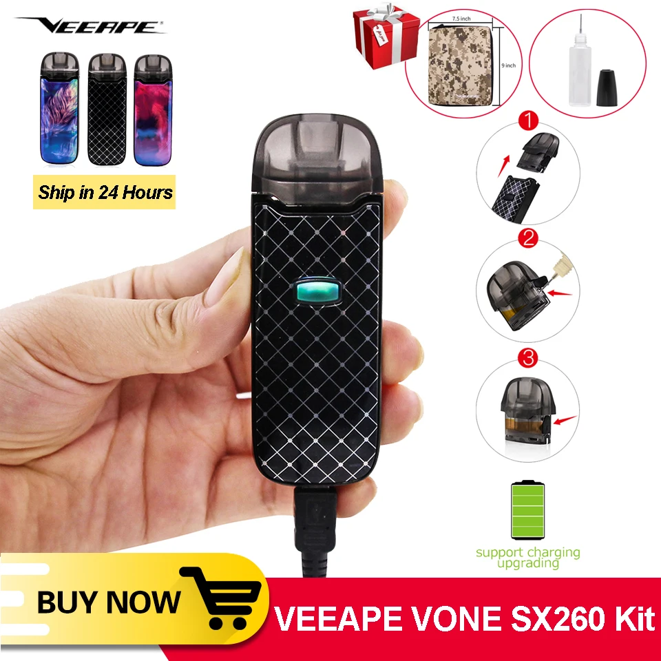 электронная сигарета Бесплатный подарок! Vape ручка оригинальный VEEAPE VONE SX260
