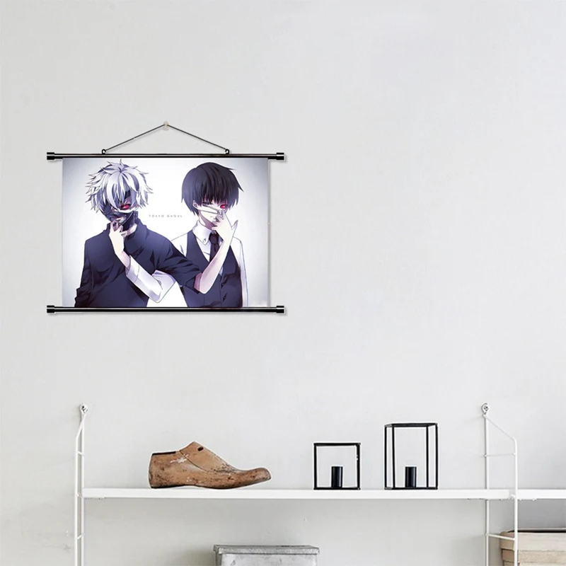 Tokyo Ghoul Kaneki Ken Аниме Манга настенный постер прокрутка домашнее украшение