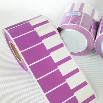 

Network Cable Labels Sticker 70x24MM 1000 Pieces Glossy PET P Shape Purple Color Waterproof Tearproof oilproof
