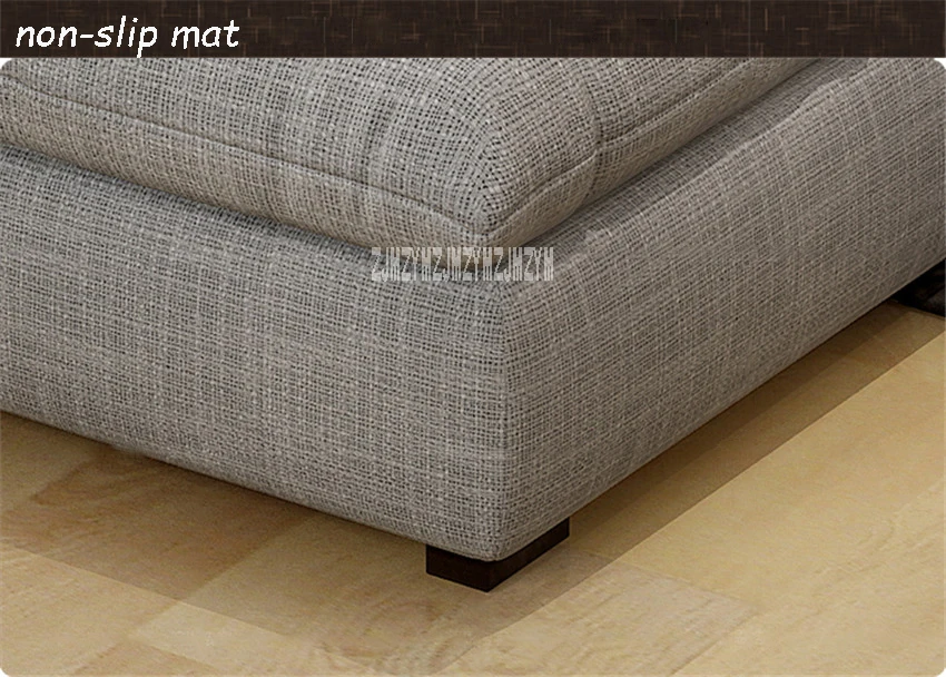 006 набор диванов из хлопка и льна/ворса, секционный диванчик для гостиной, Каркас дивана, комбинация губки/латексных частиц, подушка