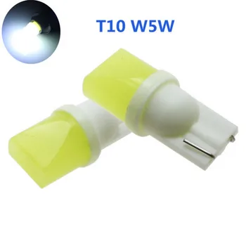 

4pcs T10 3d LED W5W White LED Lights Car Side direction indicator License plate light Door Map Festoon Dome Lamp Bulbs DC 12V