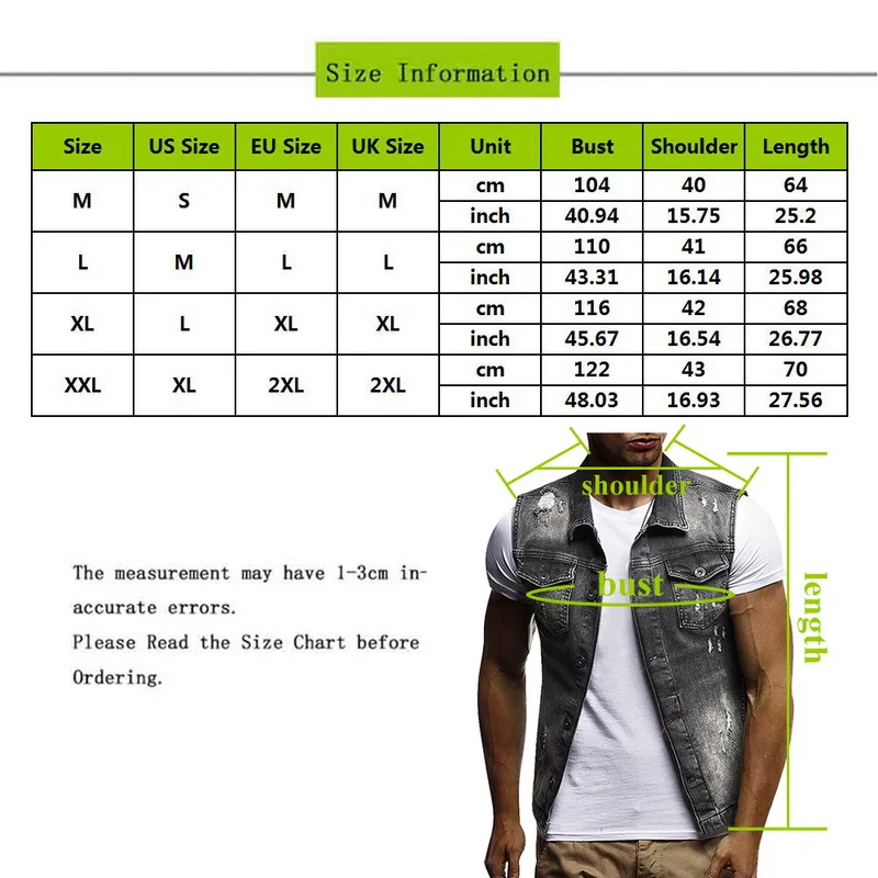 Мужской летний джинсовый жилет для бега без рукавов тертые с дырками ковбойские хип-хоп рваные уличные кардианские топы Мужские повседневные рубашки