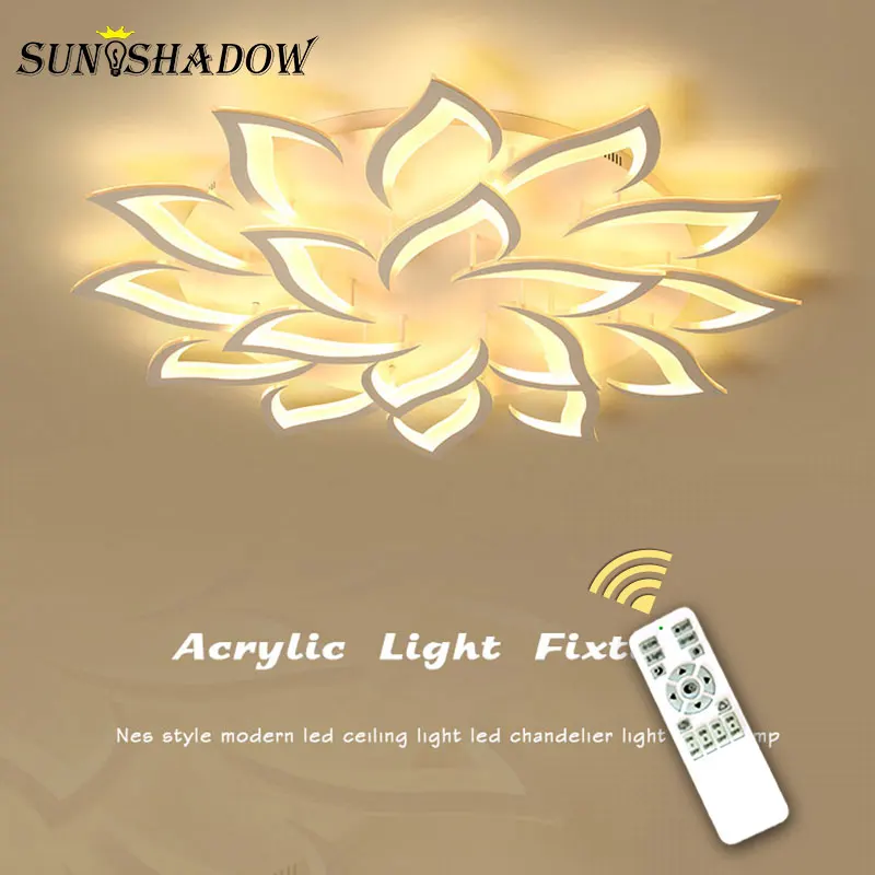 Skup Oprawy nowoczesne oświetlenie sufitowe Led do domu salon sypialnia jadalnia oprawa oświetleniowa biały żyrandol akrylowy lampa sufitowa