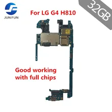 Бренд Jun Fun 32 ГБ версия материнская плата для LG G4 H810 Android OS разблокировка материнская плата, логическая плата с чипами для замены