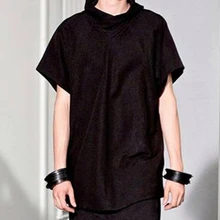 S-5 XL! V мужские большие размеры Модные мужские широкие плечи с круговая дуга звезда развертки