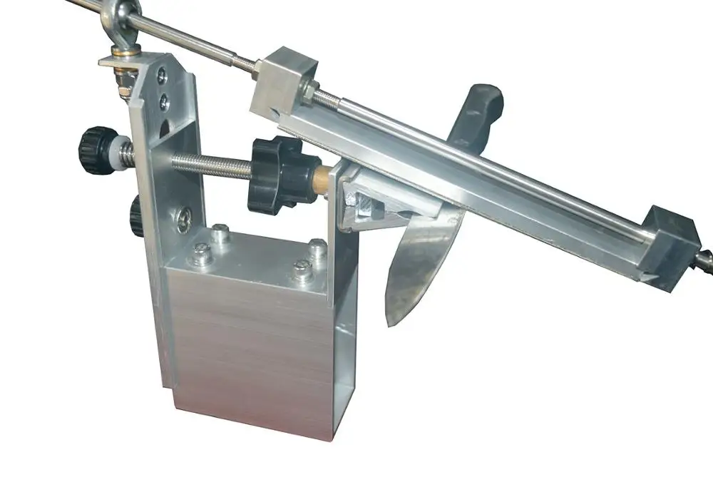 Baratos Afilador de cuchillos profesional Sistema de afilado 360 grados de rotación cuchillo Apex borde afilador de cuchillos aleación de aluminio