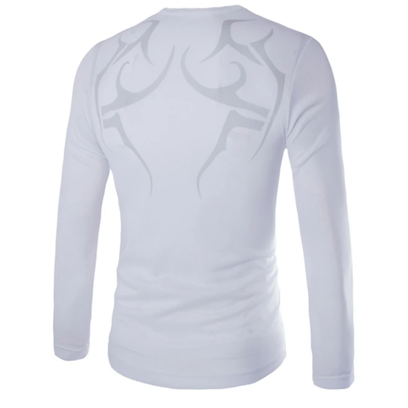 Новая Англия Стиль Мужчины Мода Печати С Длинным Рукавом Футболка Sportwear мужчины
