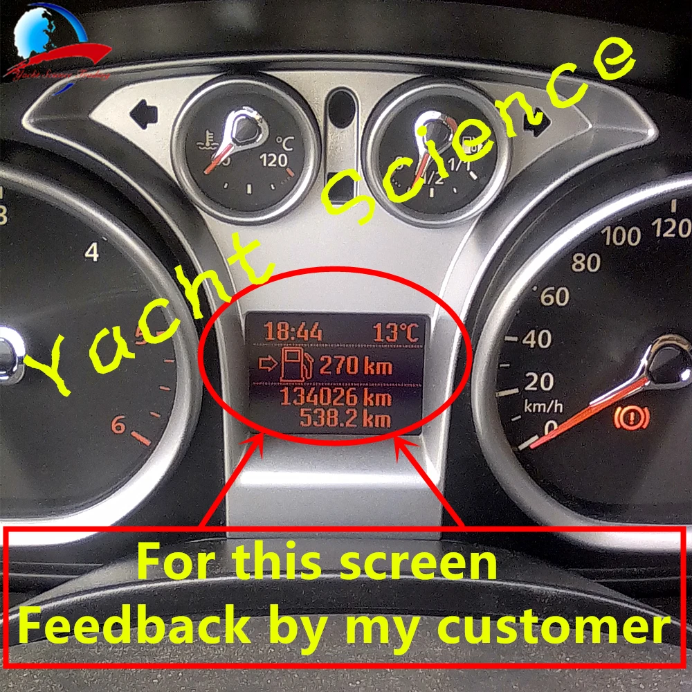 Сменный кластер для приборов VDO/Dashboard ЖК дисплей ремонт пикселей Ford Focus 2008 2011 / C Max