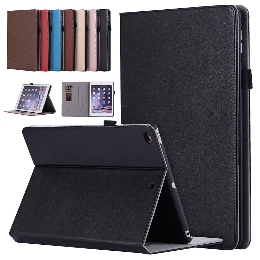 

Shockproof Magnetic Case For iPad 9.7 inch 2017 2018 Air 1 Air 2 Case Leather Business Flip Stand Cover Ultra Slim Case Cover