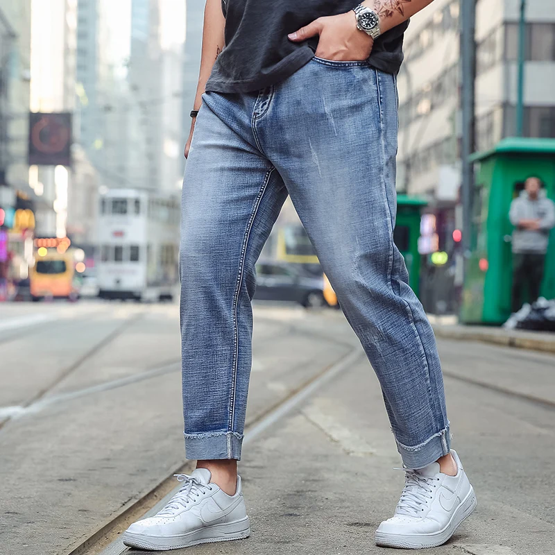 large cuff jeans