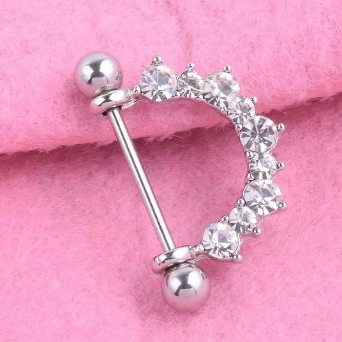 1 шт, Женское кольцо для сосков штанга Из Нержавеющей Стали, пирсинг, ювелирные изделия@ CX17