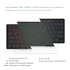 B.O.W Wireless Foldable Keyboard with 3-Color Backlight, Tri-folding Bluetooth Case for Tablets, Smartphones, PC ► Photo 2/6