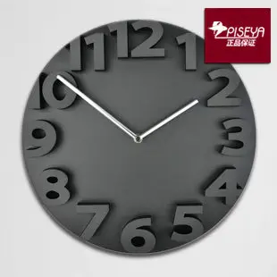 

3 d digital wall clock, modern mute quartz clock, European contracted wall clock.