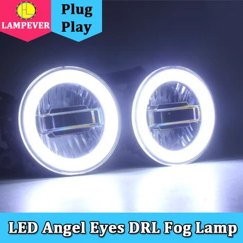 

Auto LED Angel Eyes Daytime Running Light Car Projector Fog Lamp For Ford Ecosport 2011 2012-2015 Fog light,3 IN 1 Functions