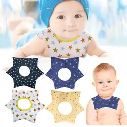 Для новорожденных нагрудники Водонепроницаемый для мальчиков и девочек хлопок 4-Слои 360 Поворот Детская одежда для малышей модные