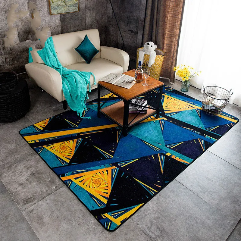 WINLIFE Modern Abstract Art Carpets,bedroom Sitting Room Tea Table Rugs