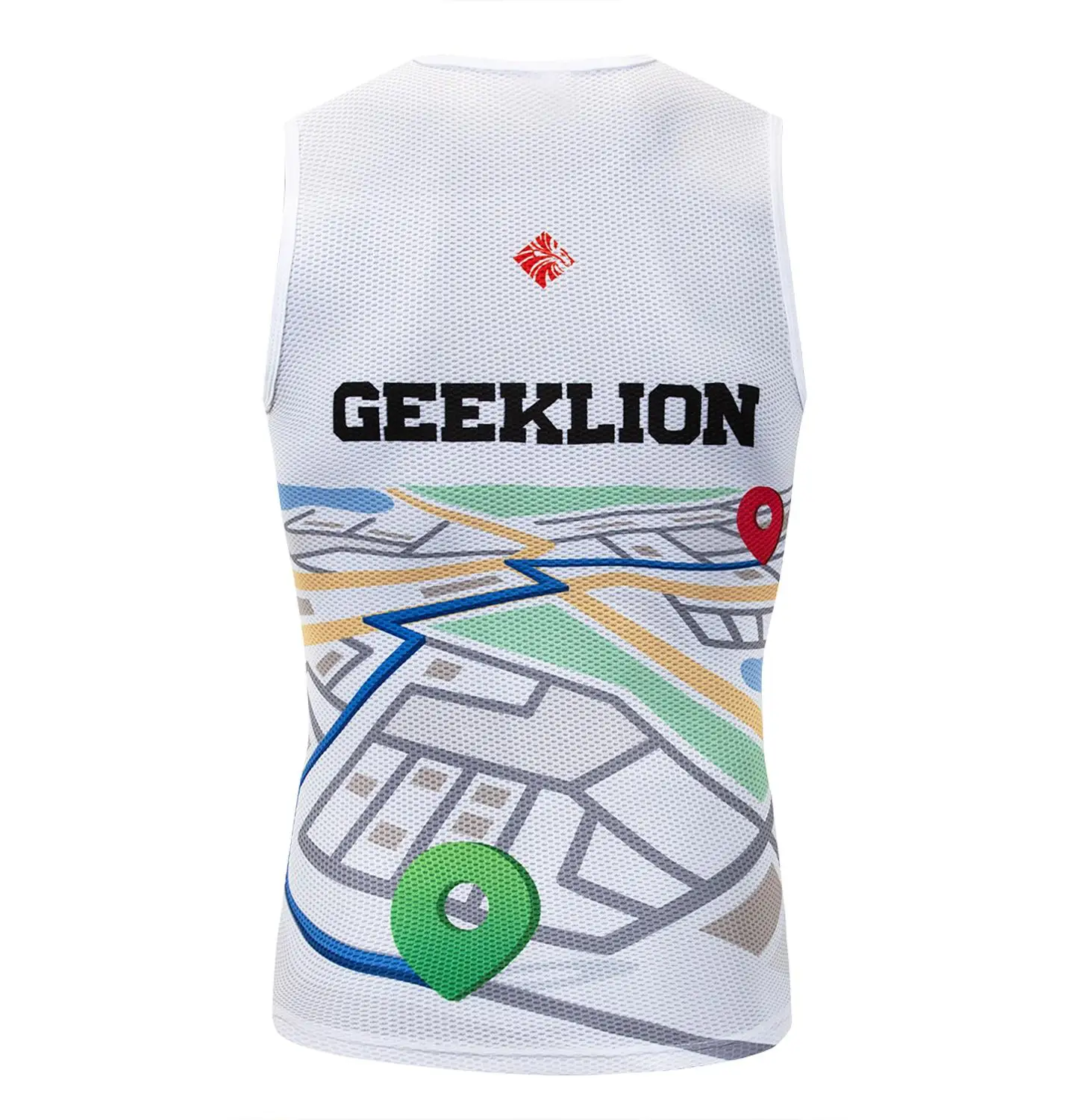 Geeklion дышащий жилет для бега на открытом воздухе тренировочная рубашка без рукавов быстросохнущая Спортивная одежда для бега на заказ