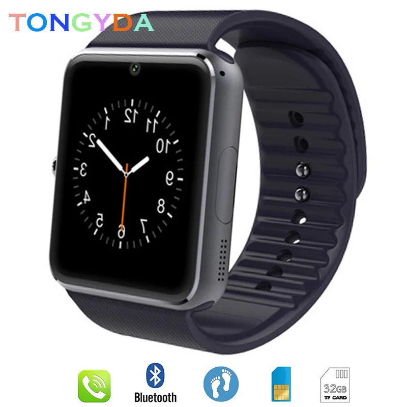 

Smart Watch GT08 Children Men Kids Watch Phone Support Sim TF Card Multi-languages GSM SIM Card Camera for iPhone Samsung