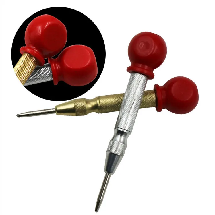 

Color/Silver Color Optional Carving Tools Automatic Center Punch Spring Loaded Marking Hole Carbon Steel Tool Body Gold