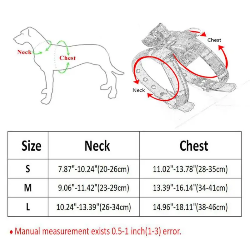 Ajustable Dog Harness Leash Set Pet Anti-explosion Bow Knot Vest Chest Belt Dog Walking Chest Collar Security Vest Dog Suppliers