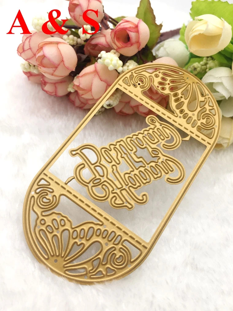  Q54 METAL CUTTING DIES Happy Birthday Scrapbook card frame album paper craft wedding invitation emb - 32829858192