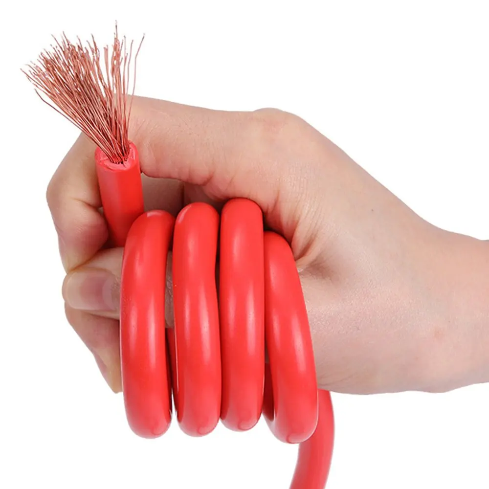 

Pure Copper Emergency Charging Line Ignition Line 3m 1800a Aluminum Clad Copper Material Wonderful Charging Ignition Line