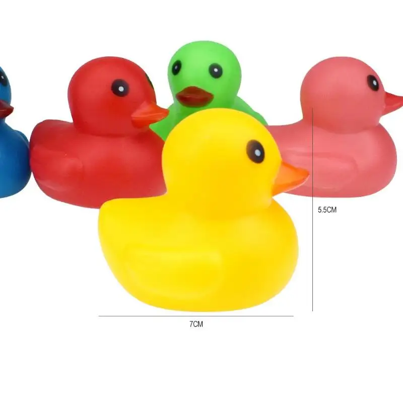 Силиконовые детская ванночка игрушки детям плавающий утенок детские игрушки сжать звук купания утка игрушки для купания воды Писк игрушки