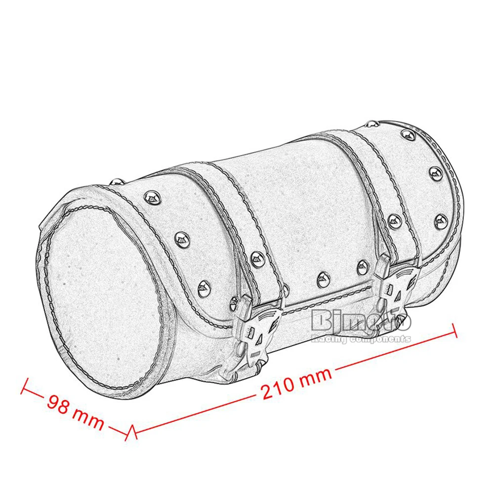 Винтажные мотоциклетные седельные сумки из искусственной кожи, боковая сумка для инструментов, сумка для багажа, для Harley Honda, для Suzuki, мотоциклетная дорожная сумка для хранения