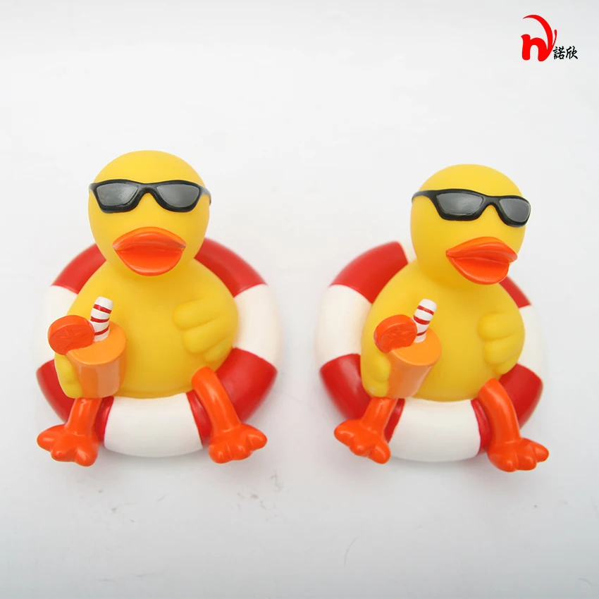 2pcs Yellow Rubber Ducky Duck Baby Bath font b Toys b font Classic Bathing Bath font