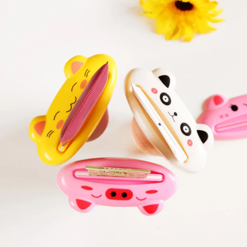 OTHERHOUSE 1Pc Cartoon Toothpaste Dispenser Home Cute Toothpaste Squeezer Multifunctional Bathroom Accessories