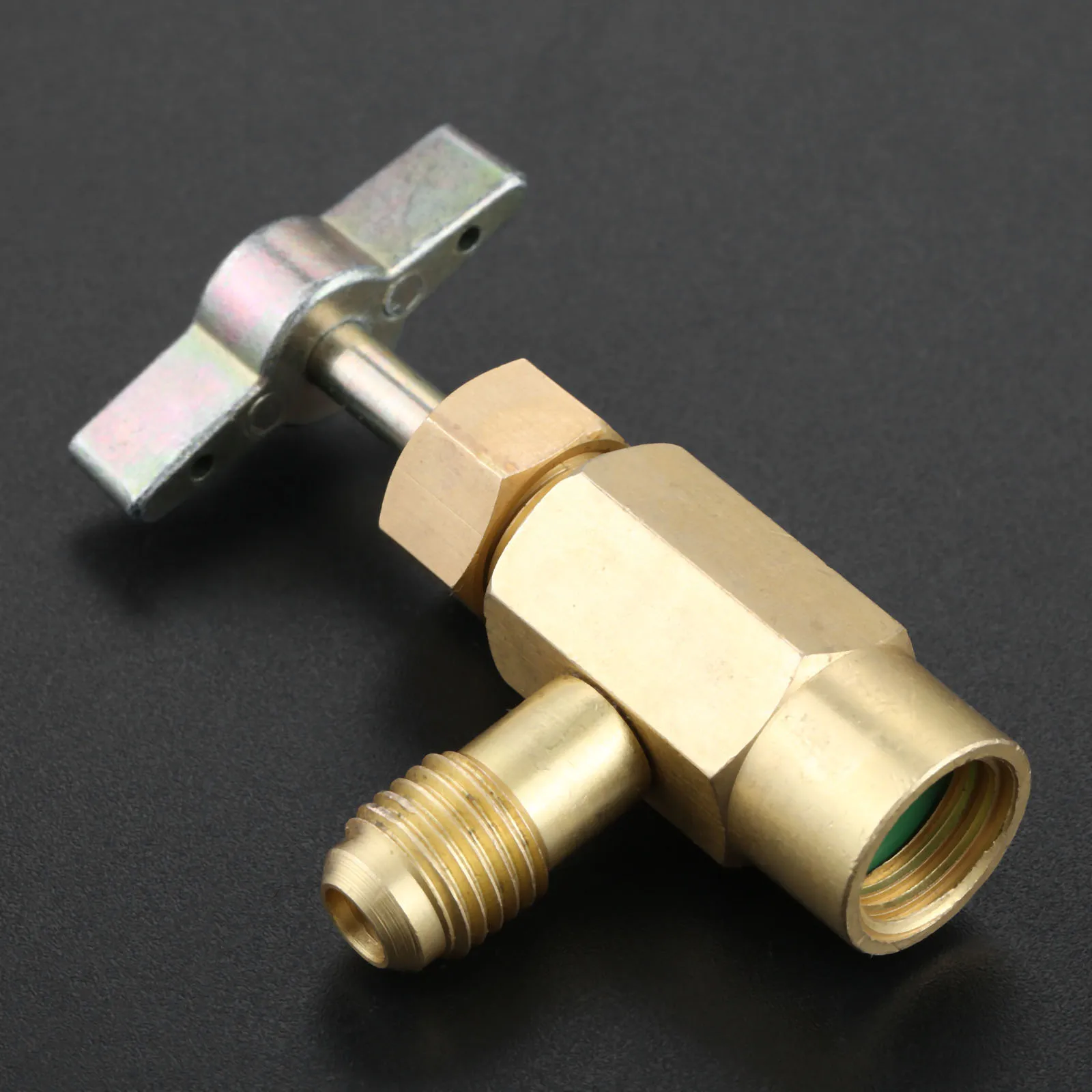Автомобильные аксессуары R 1234yf можно нажать 1/2 &quotACME LH Female 1/4&quot SAE Male AC хладагент Can