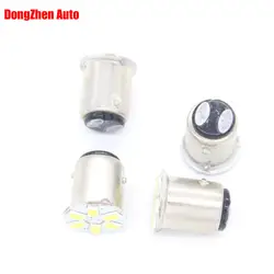 Dongzhen 10x S25 5630 1157 BA15D 6 SMD Автомобильные светодиодные стоп автомобилей автоматический поворот Стоп Хвост Предупреждение Парковка лампы