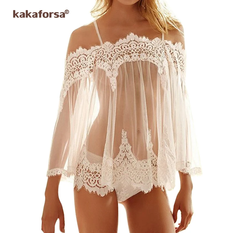 

Kakaforsa Sexy Transparent Cover Up Women Lace Beach Dress Perspective Cover Up Female Swimwear Covers Womens Bikini Beach Dress