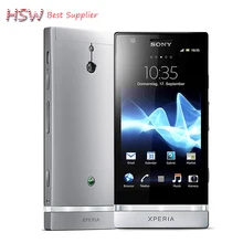 Ursprünglicher freigesetzter sony xperia p lt22i lt22 android telefon dual core gps wifi 8mp 1 gb ram 16 gb rom 4,0 “ZOLL 3G Refurbished Telefon