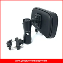 New Arrival Bar Mount Cell Phone Holder Case Motorcycle Scooter Handlebar Holder Waterproof Zipper Case for Smart Phones