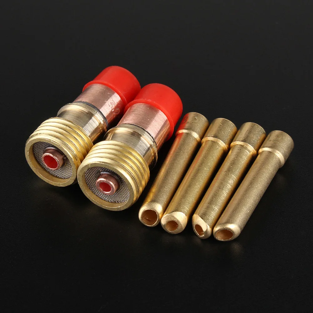 

Kit Accosseries Set Welding For WP-17/18/26 Consumables Joint Electrode Torch Clamps Gun Stubby Saver Gas Lens
