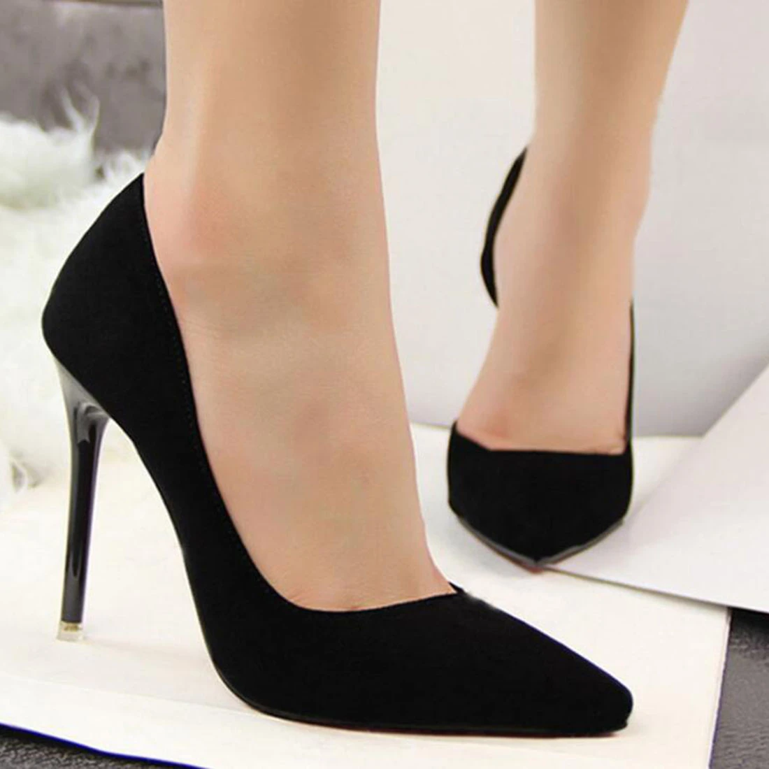 2018 nuevos zapatos de mujer Zapatos tacón alto sexis Zapatos de vestir sandalias de mujer negro Rosa zapatos de boda Stiletto|Zapatos de tacón de mujer| AliExpress