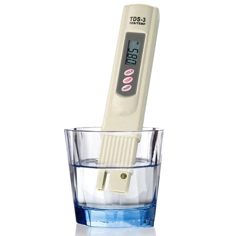 1 шт. Цифровой измеритель TDS тестер чистоты ручки Фильтр измерения чистоты воды 0-9990 PPM температура/PPM качество воды дропшиппинг