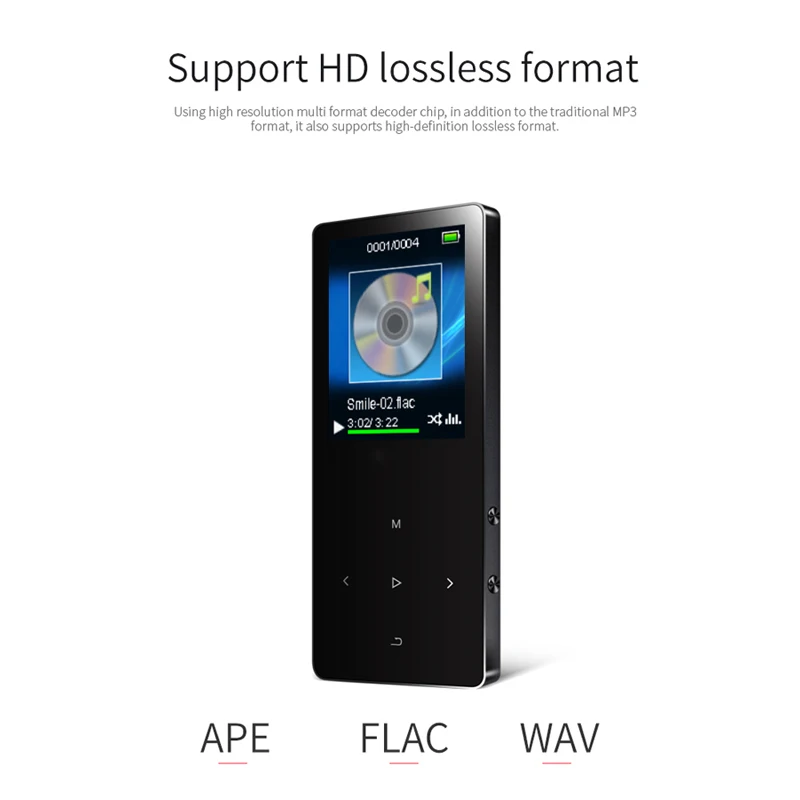 MP3 плеер bluetooth с Встроенный динамик hifi Динамик mp 3 16 ГБ 4 8 fm радио IQQ X2 walkman MP