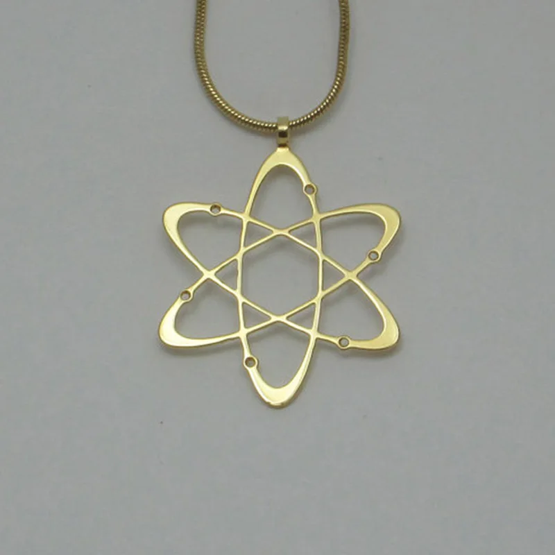 

Rorschach inkbolt test card psychology necklace graduation gift science jewelry - silver pendant free ship