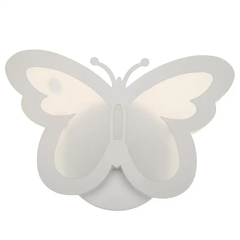 

2018 New Style Butterfly High Quality Butterfly 18W 36 LED Light Living Room Corridor Acrylic Bedside Wall Lamp
