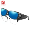 OUTSUN Brand OVER-FIT Polarized Sunglasses Men Women Outdoor Sports Glasses UV400 Fishing Sunglasses Prescription Glasses OS098 ► Photo 1/6