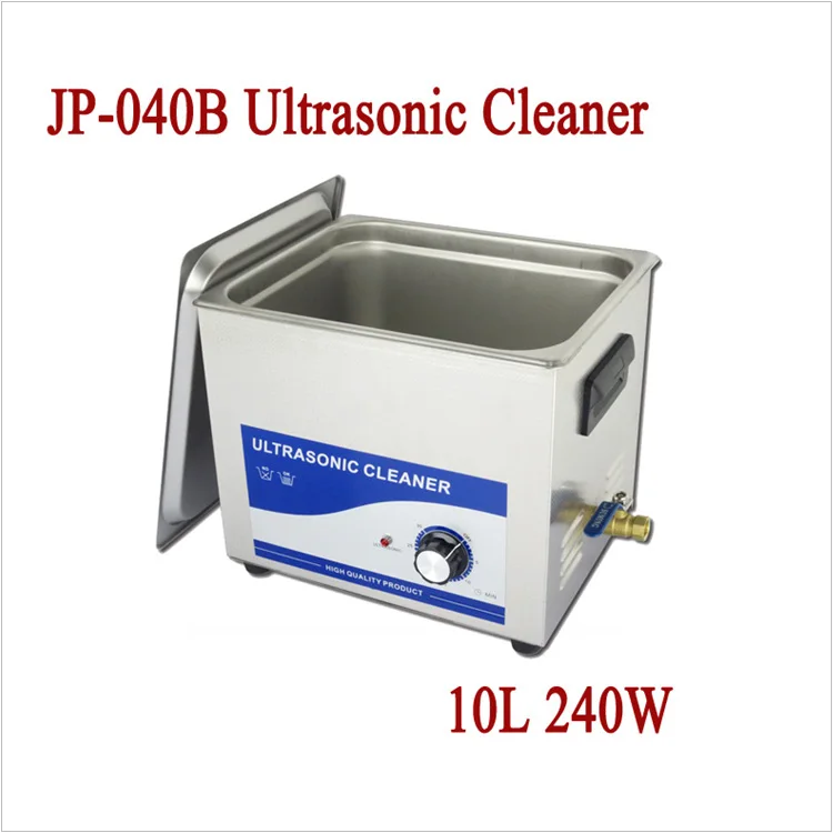 JP 040B 240W Ultrasonic Cleaner 10L Jewelry PCB Watch Parts Ultra sonic