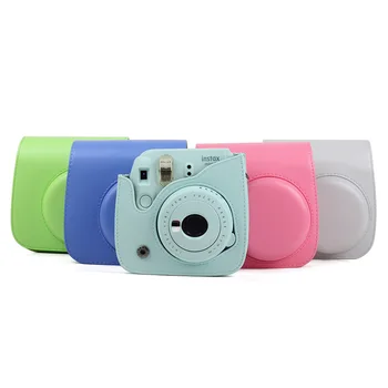 

Shoulder Camera Bag Protective Case PU Cover with Shoulder Strap for Fujifilm Instax Mini 8/Mini8+ /9 Instant Film Cameras