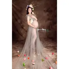 Реквизит для фотосессии для беременных; Необычные Длинные платья для беременных; одежда для фотосессии; кружевное платье для беременных; художественная фотография