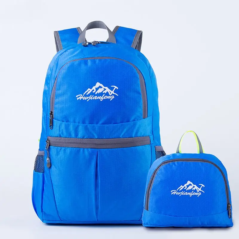 

Fashion Lightweight Folding Outdoor Sports Backpack for Unisex Travel Hiking Camping Rucksack Bags for Women Men 2018 Waterproof
